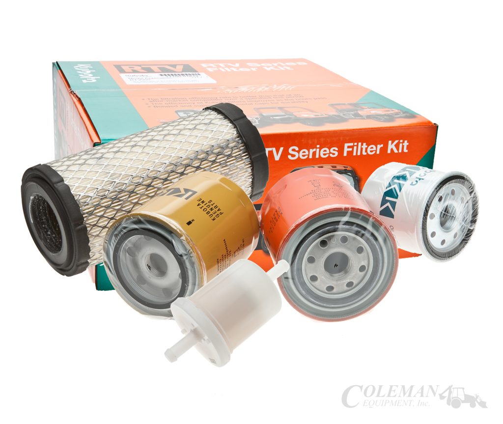 Routine maintenance parts including oil, air and fuel filters